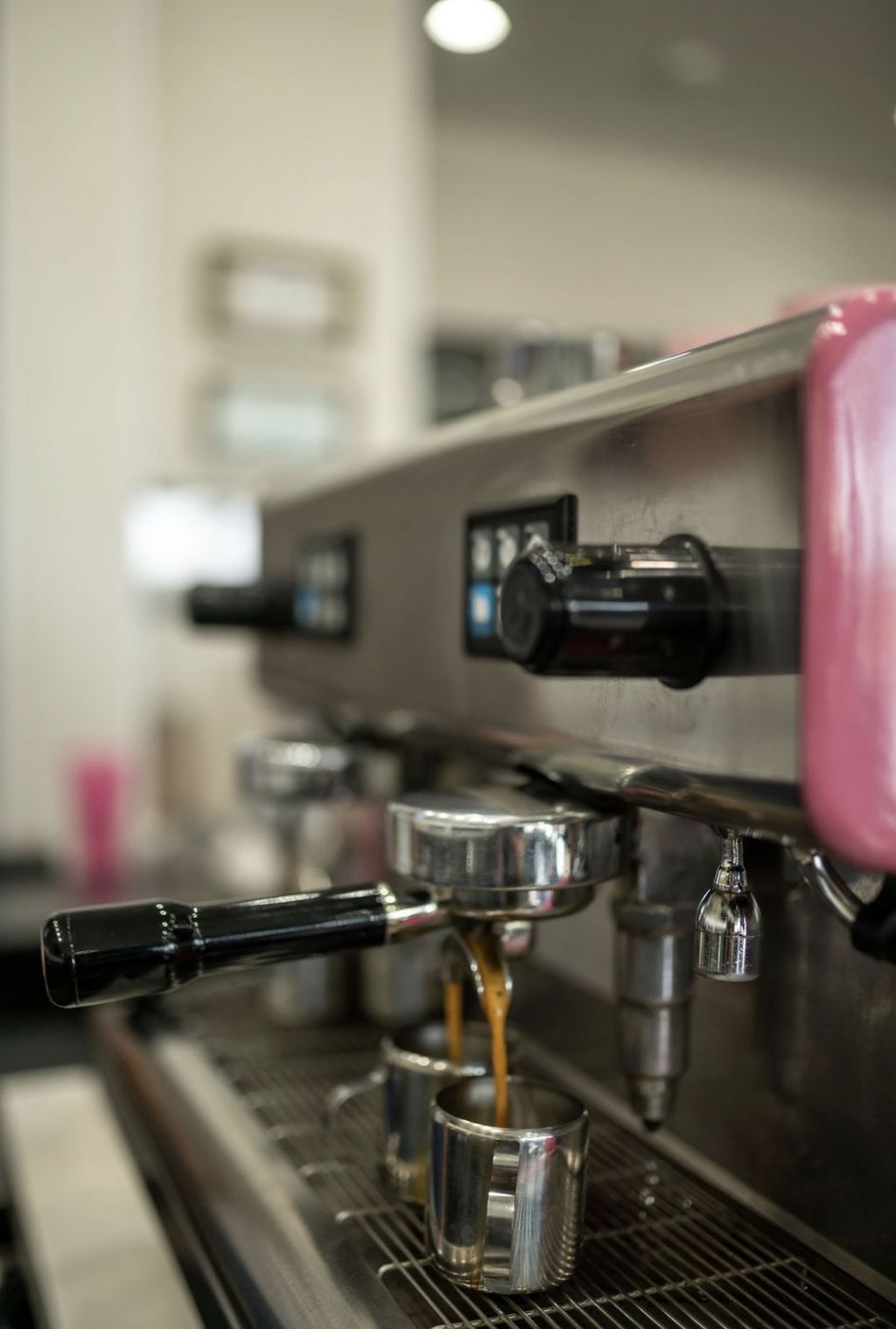 Espresso machine at Bo's